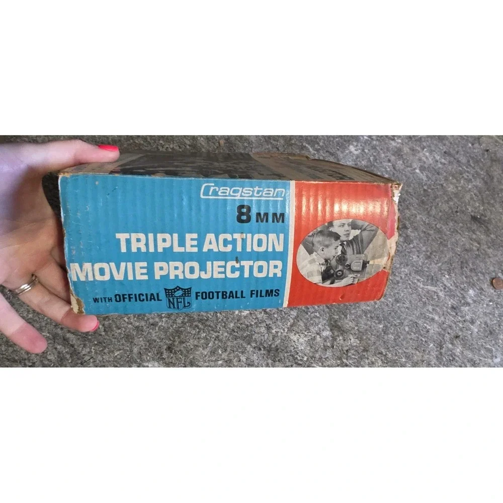 Vintage‎ 3918-1 CRAGSTAN 8mm Triple Action MOVIE PROJECTOR Battery